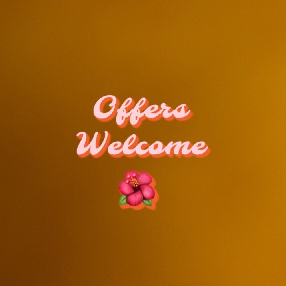 Reasonable Offers Are Welcome
